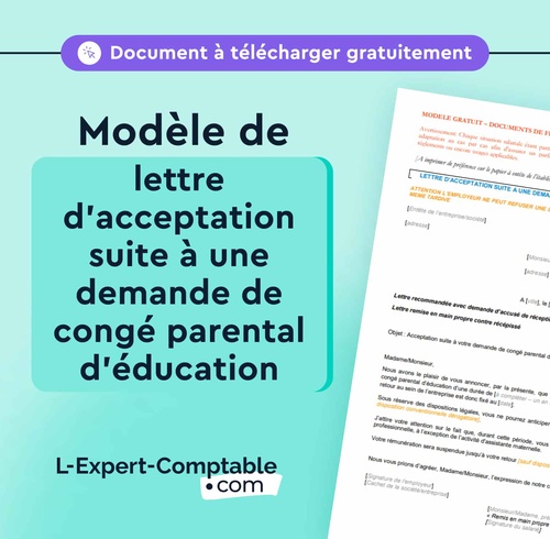 Expert-Comptable en ligne modele-lettre-acceptation-demande-conge-parental