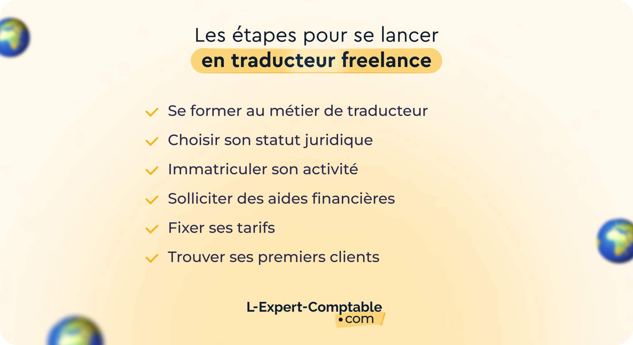 Etapes pour se lancer en traducteur freelance