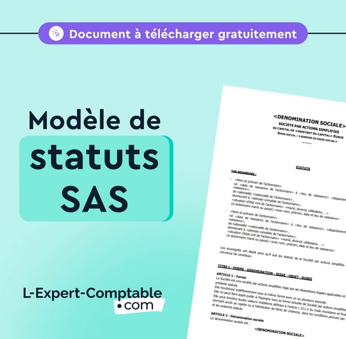 Expert-Comptable en ligne Modèle de statuts SAS