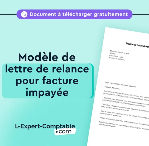 Expert-Comptable en ligne modele-lettre-relance-facture-impayee